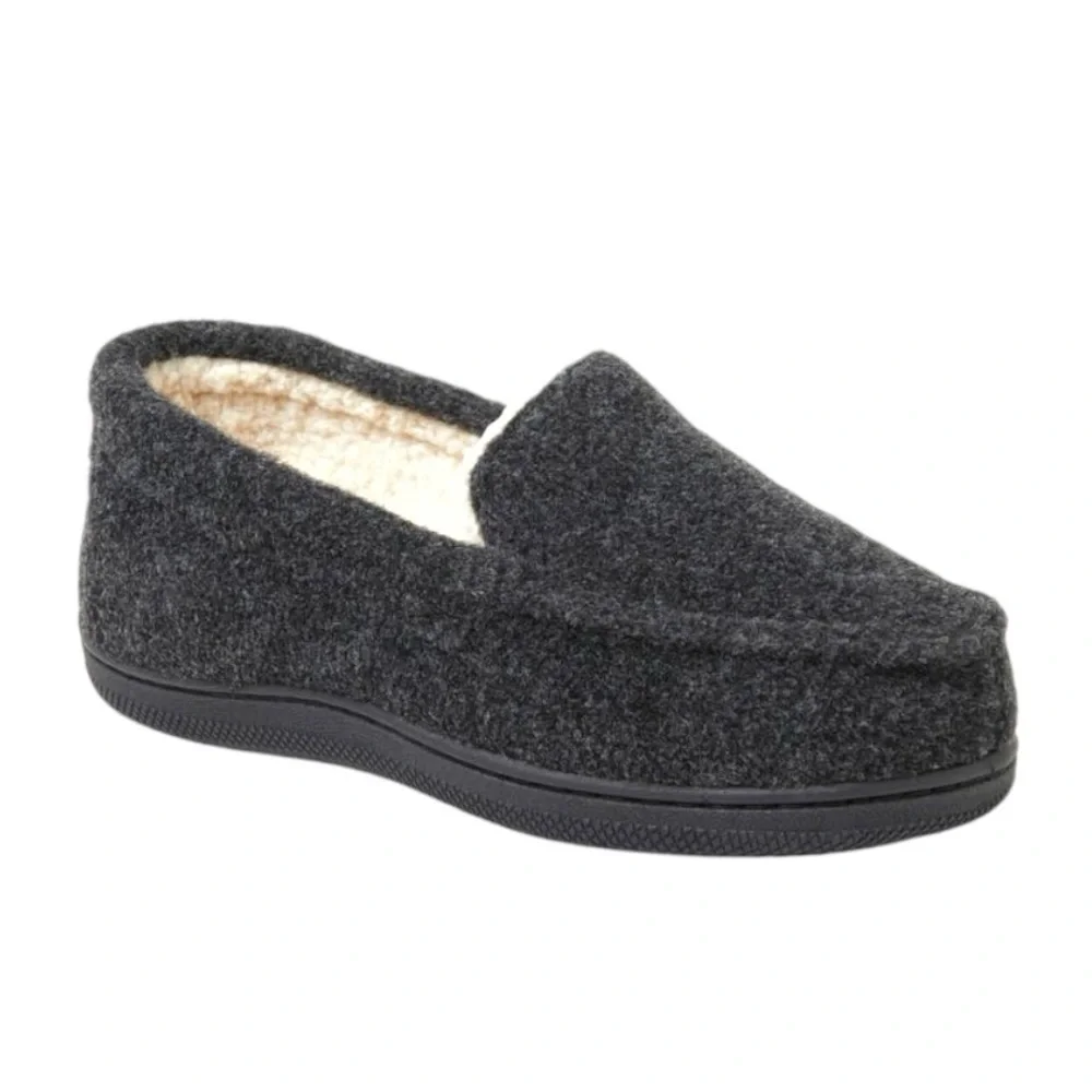 NEW DEARFOAMS Kids' Amari Faux Fur Loafer Size 2/3